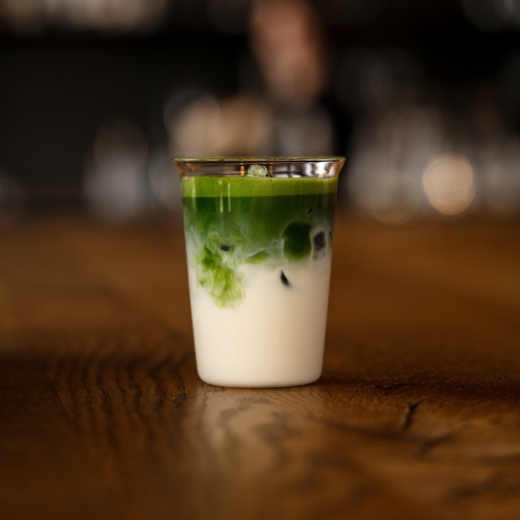 Dừa tươi kem dẻo matcha
